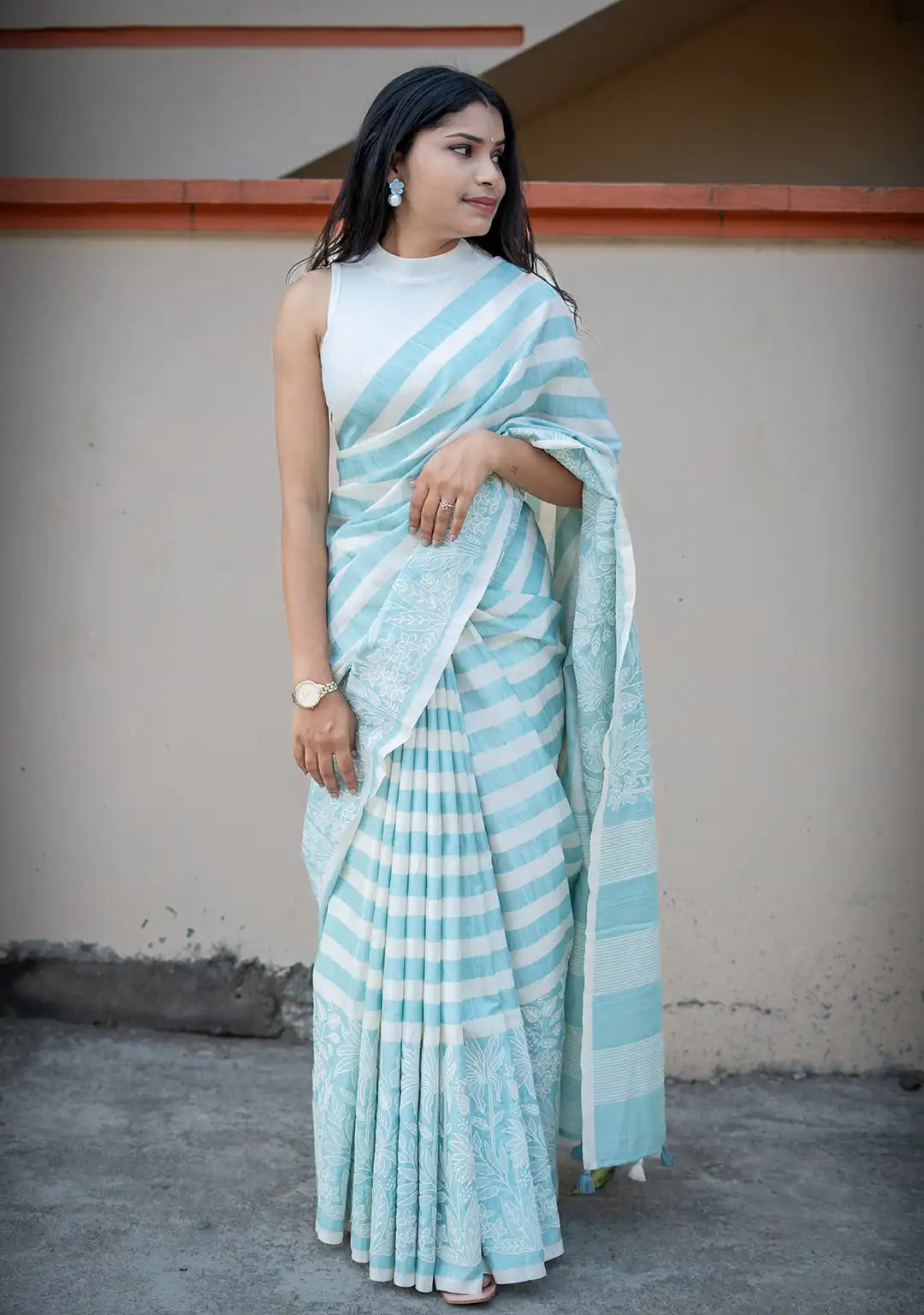 Tussar saree