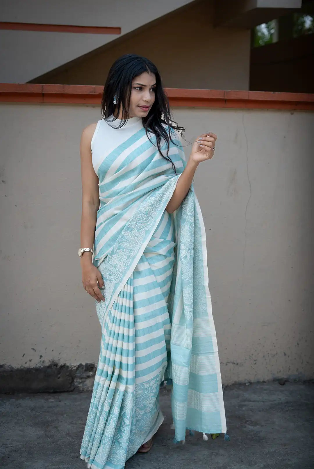 Tussar saree