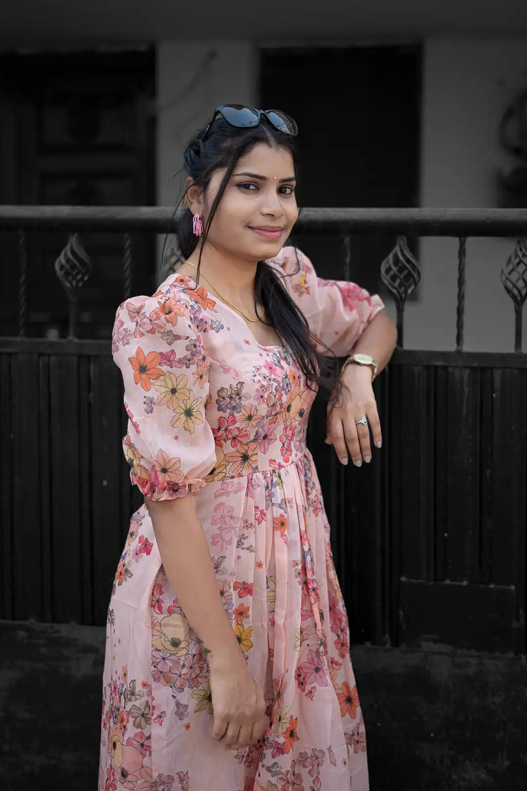 Elegant Chanderi Frock