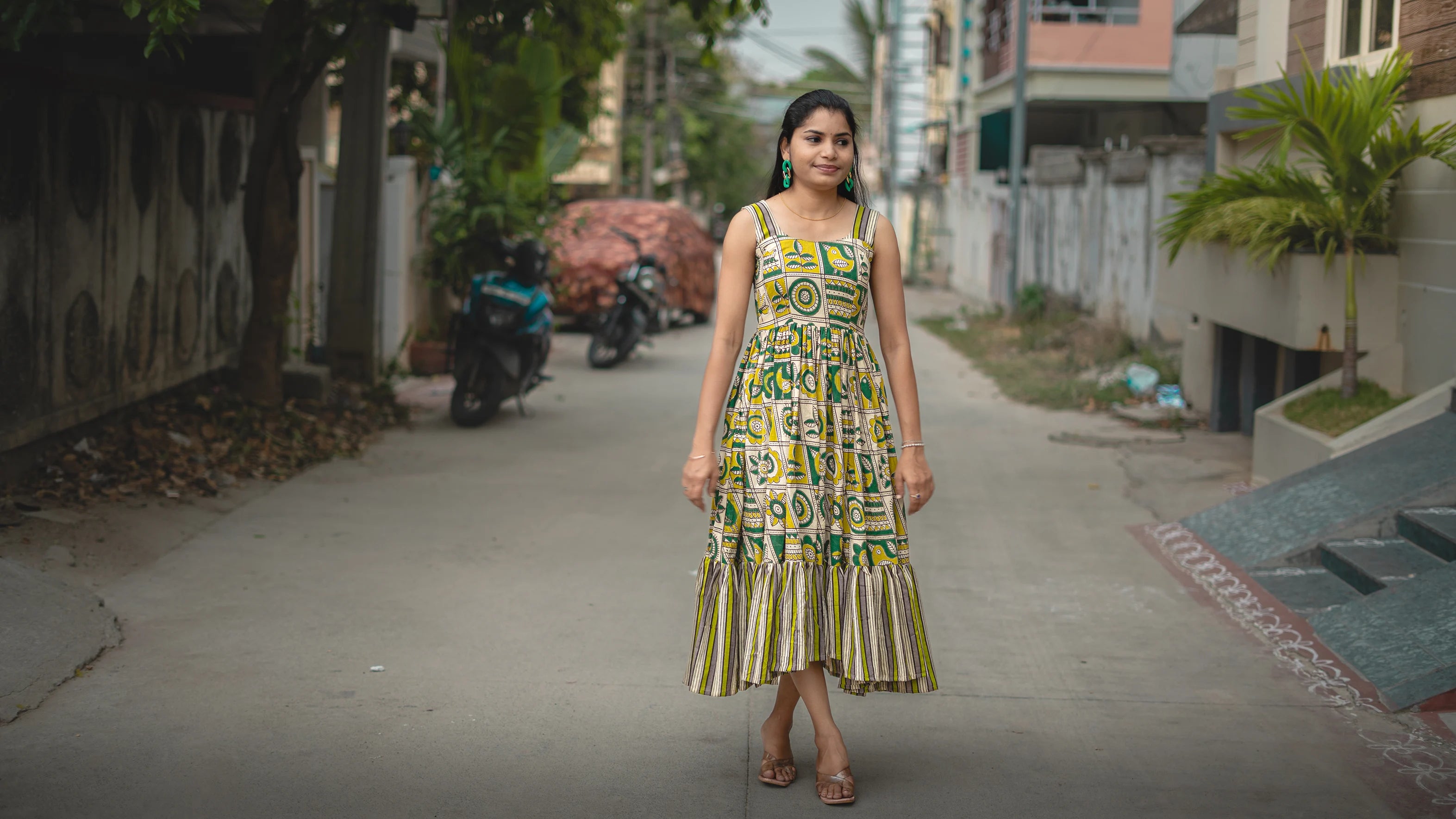 Kalamkari custom made frock