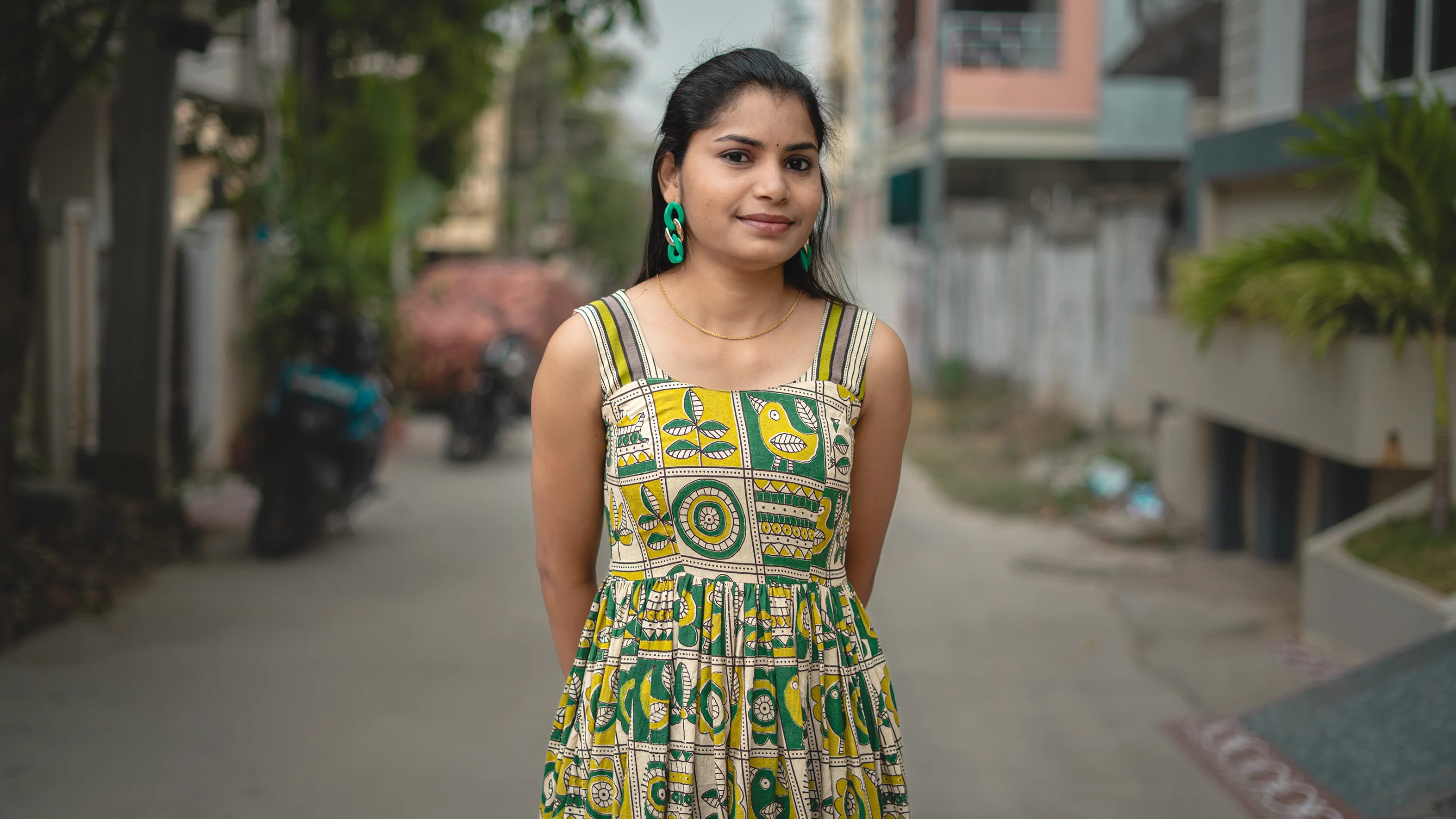 Kalamkari custom made frock