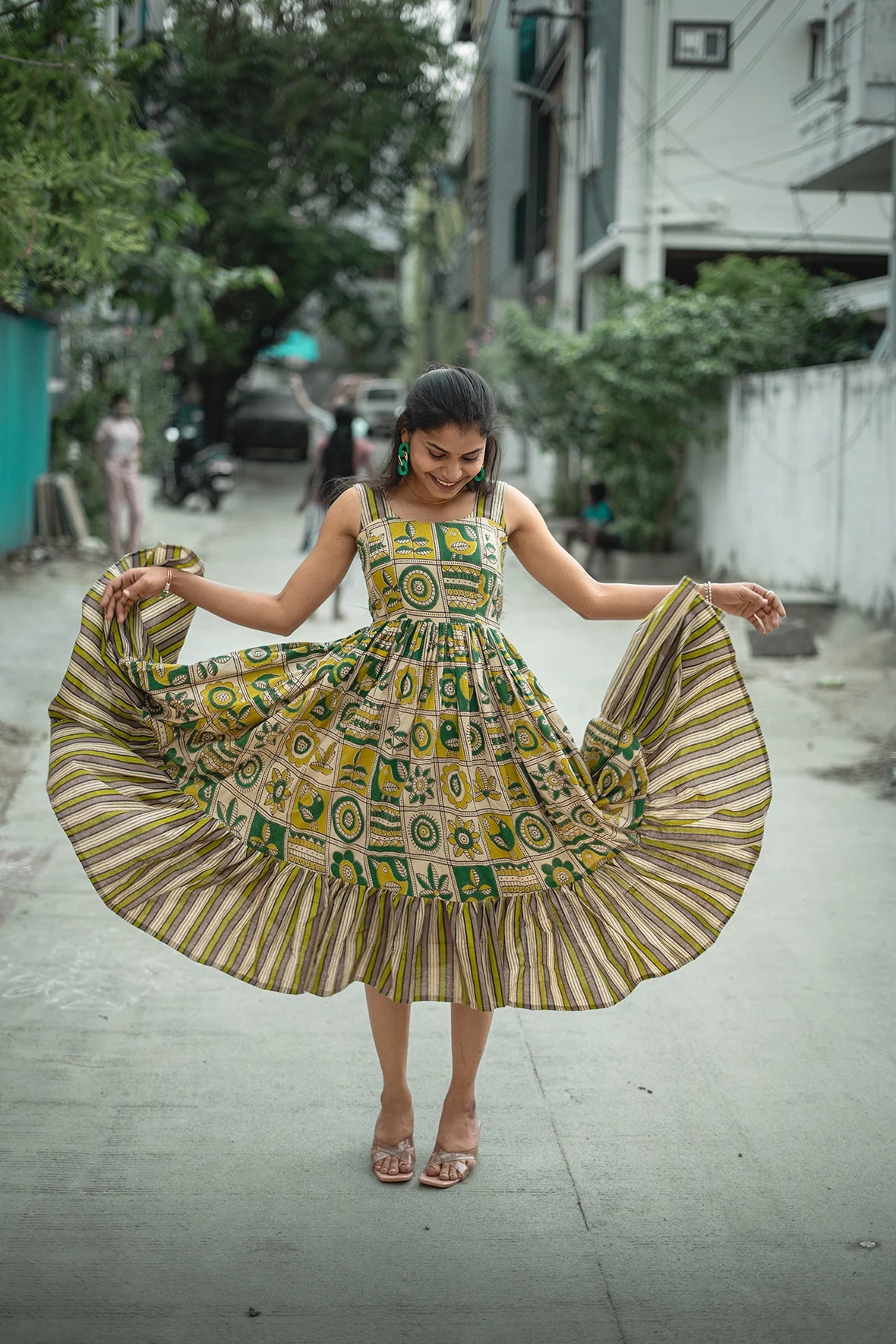 Kalamkari custom made frock