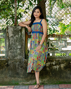 Kalamkari Cotton Made Frock