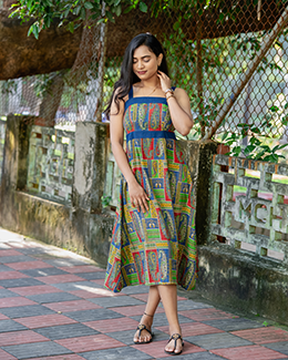 Kalamkari Cotton Made Frock