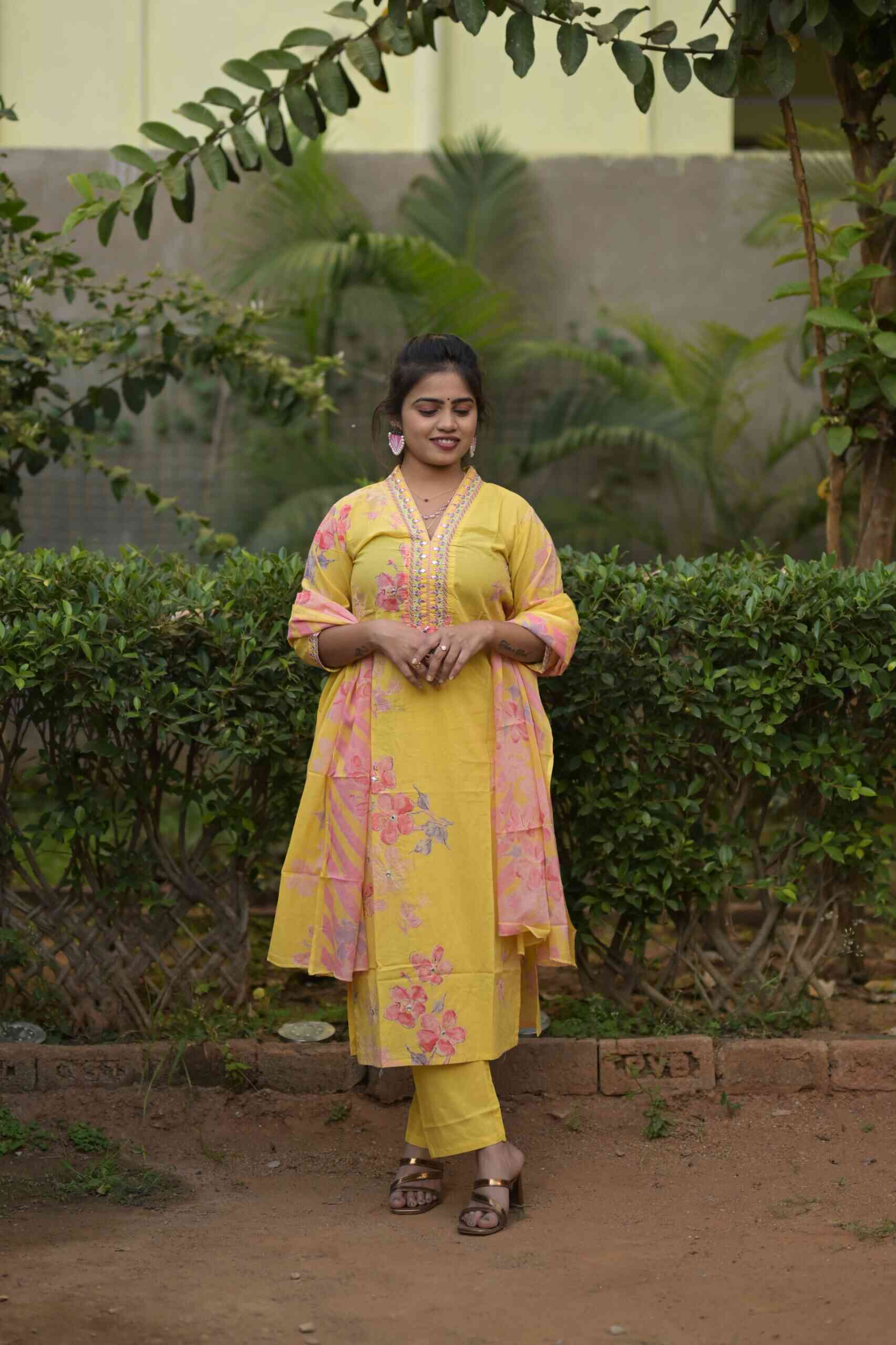 Soft Cotton Kurti Set