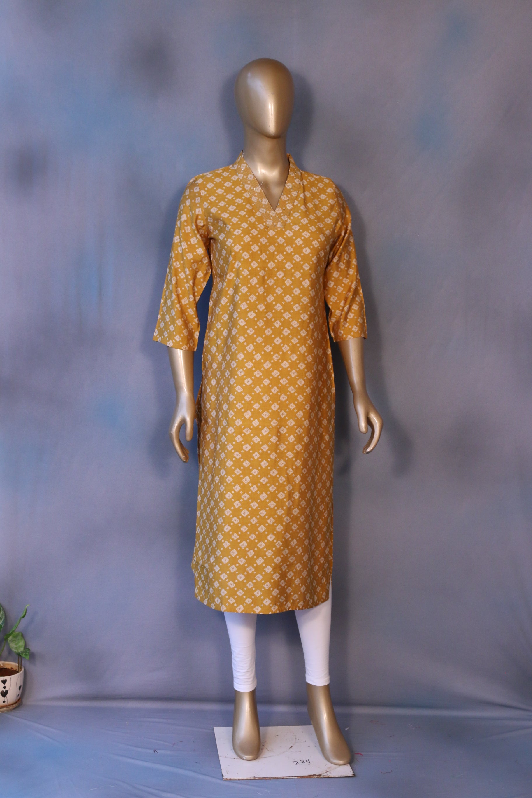 Silk Mix Cotton Kurti