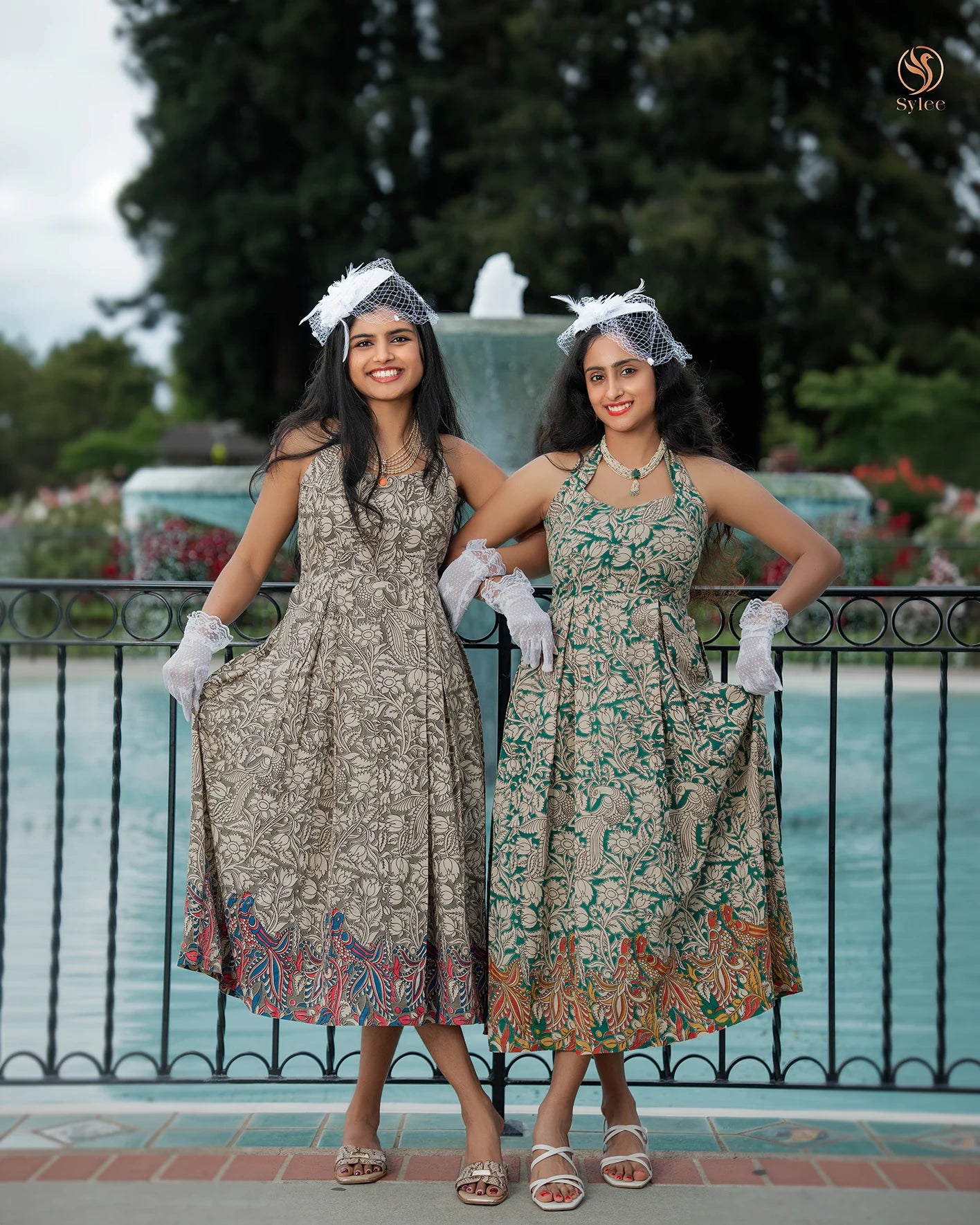 Green Kalamkari Cotton Frock